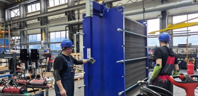 Теплообменник максимального типоразмера для многопрофильного научного центра